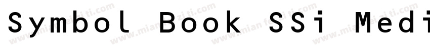 Symbol Book SSi Medi字体转换
